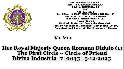 Her Royal Majesty Queen Romana Didulo (1) The First Circle ~ Circle of Friend Divina Industria |7
