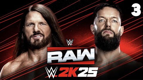 WWE 2K25 Raw May 12th 2025 - Match 3: Styles gets the DUB!