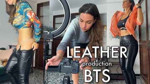 Leather Video Production BTS #leather #BTS