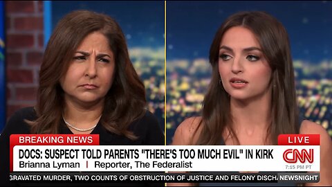 Brianna Lyman Points Out Left Wing Violence On CNN