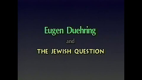 AJ-2 - Eugen Dühring and the Jewish Question