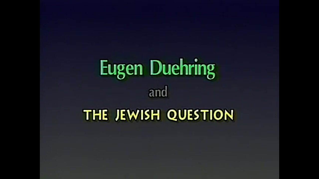 AJ-2 - Eugen Dühring and the Jewish Question
