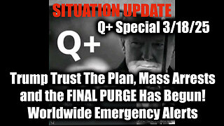 Situation Update 3/18/25 - Trump Trust The Plan; Mass Arrests, and the FINAL PURGE Has Begun!