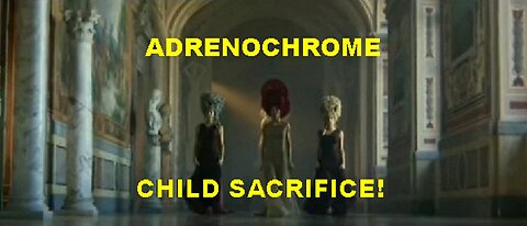 Another Sick Satanic Adrenochrome Child Sacrifice in Plain Sight!