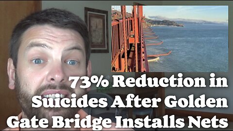 73% Reduction In Suicide After Golden Gate Bridge Installs Nets