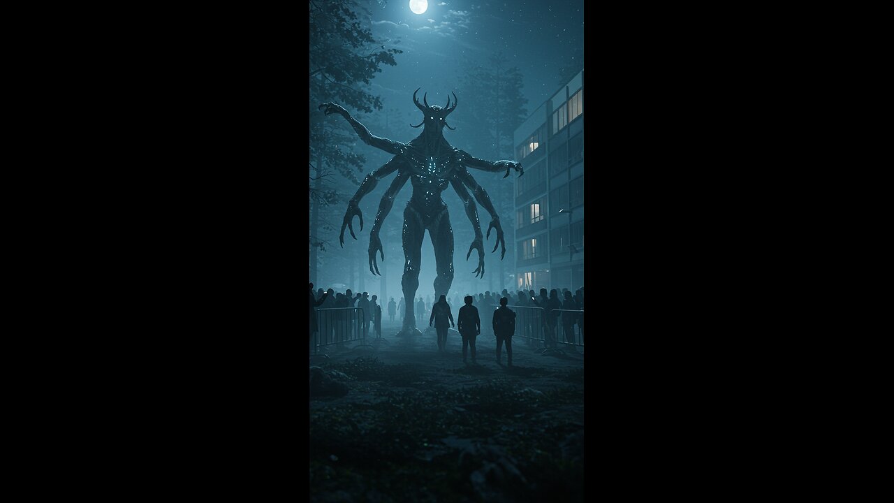 Strange Creature Marches Through City Like It Owns It #aiart #aivideo #animation