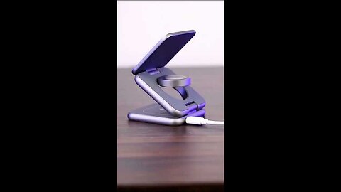 3 in 1 Foldable Magnetic Smart Wireless Charging Stand #shorts #gadgets