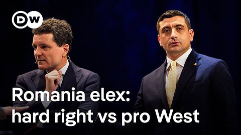 Romanians face choice between East and West in divisive presidential election | DW News