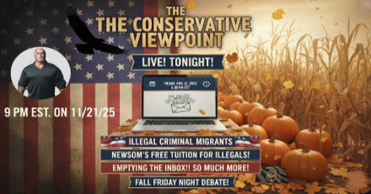 LIVE TONIGHT AT 9PM EST. ON THE CONSERVATIVE VIEWPOINT: DEMOCRATS FORGET ABOUT AMERICAN CITIZENS