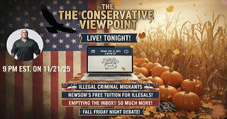 LIVE TONIGHT AT 9PM EST. ON THE CONSERVATIVE VIEWPOINT: DEMOCRATS FORGET ABOUT AMERICAN CITIZENS