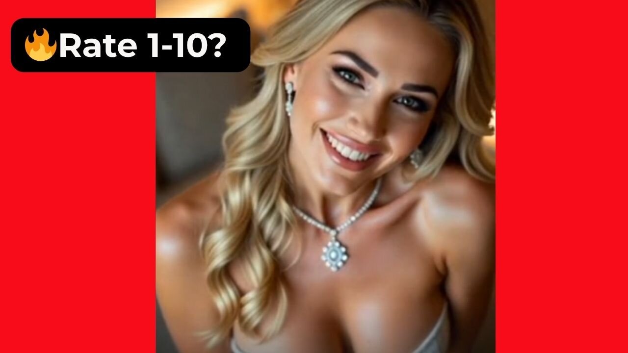 🔥 Rate This Busty Necklace & Earrings Set 1-10? | Supermodel Jewellery 4K