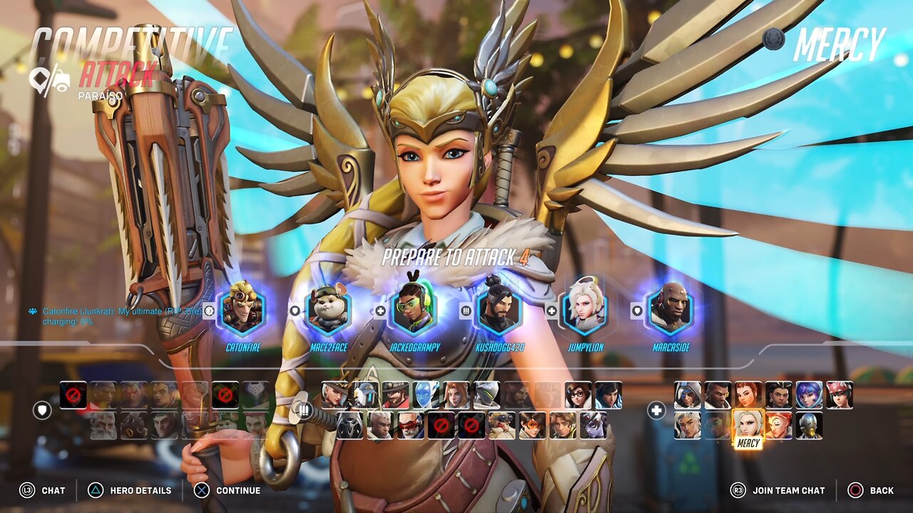 Overwatch 2 Mercy Gameplay (No Commentary)