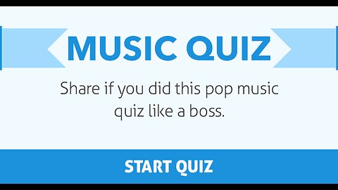 Share if you did this pop music quiz like a boss!