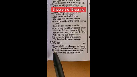 Showers of blessings