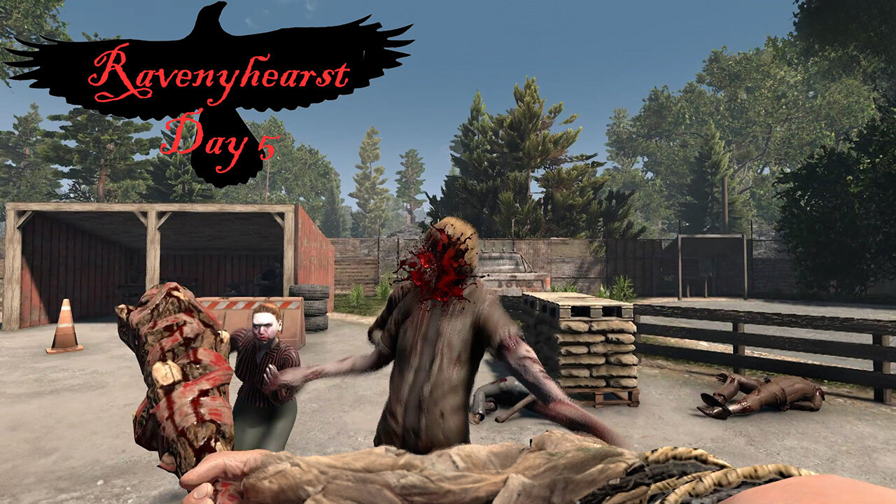 7 Days to Die - Ravenhearst Day 5: Doing a Real Quest, Finishing lots of Journal Tasks