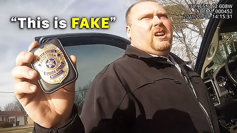 Serial Police Impersonator Gets Arrested on His Own Body Camera