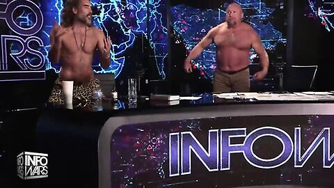 Breaking Video: Watch Russell Brand Challenge Alex Jones To A Pushup Contest
