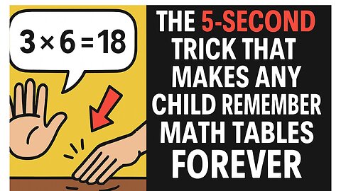 The 5-Second Trick Every Parent Should Know for Teaching Math Tables!