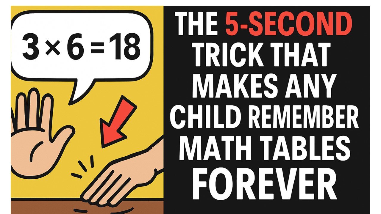 The 5-Second Trick Every Parent Should Know for Teaching Math Tables!