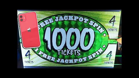 Winning an iPhone 11 at the Arcade!