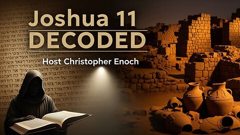 Joshua 11 DECODED: Archaeology, Manuscript Secrets & God's Judgment | Live Study w Christopher Enoch