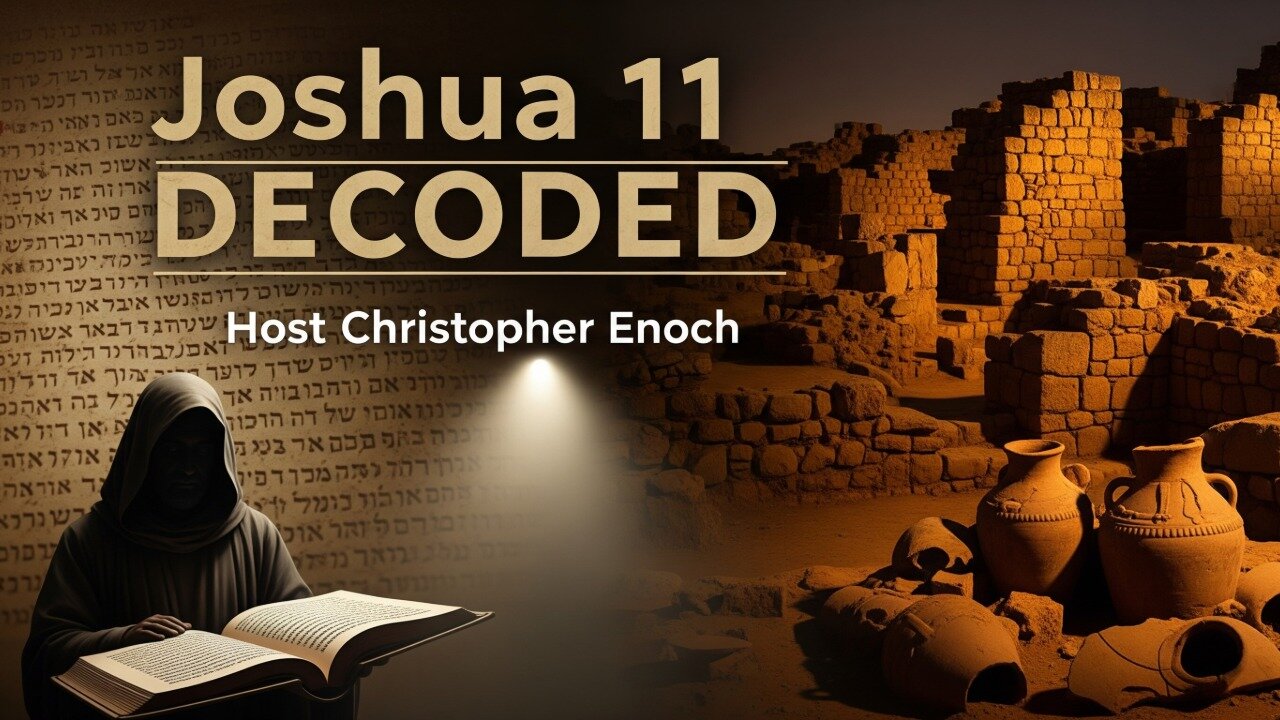 Joshua 11 DECODED: Archaeology, Manuscript Secrets & God's Judgment | Live Study w Christopher Enoch