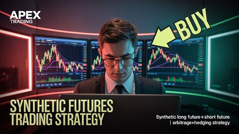 Synthetic Futures Trading Strategy | Synthetic Long Future+Short Future | Arbitrage+Hedging Strategy