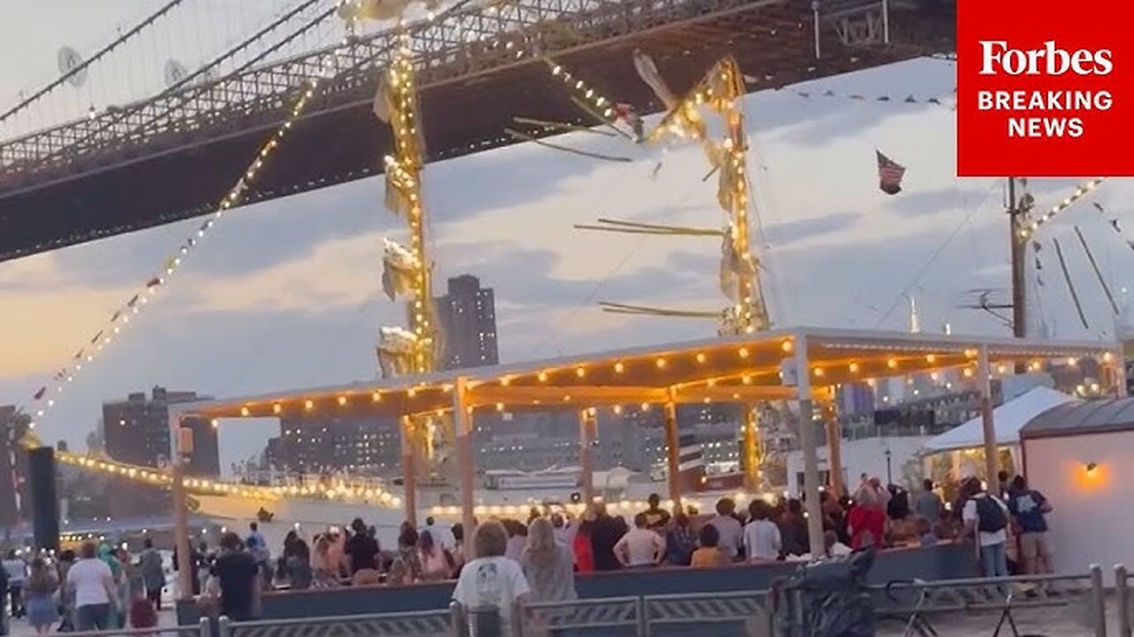 Raw Video: Mexican Navy Ship Crashes Into Brooklyn Bridge — 2 Dead, Dozens Injured