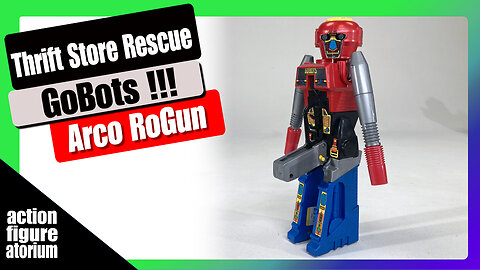 Thrift Store Toy Rescue | GoBots Arco RoGun Cap Riffle | He wings and wangs