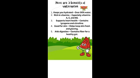 Benefits of Watermelon