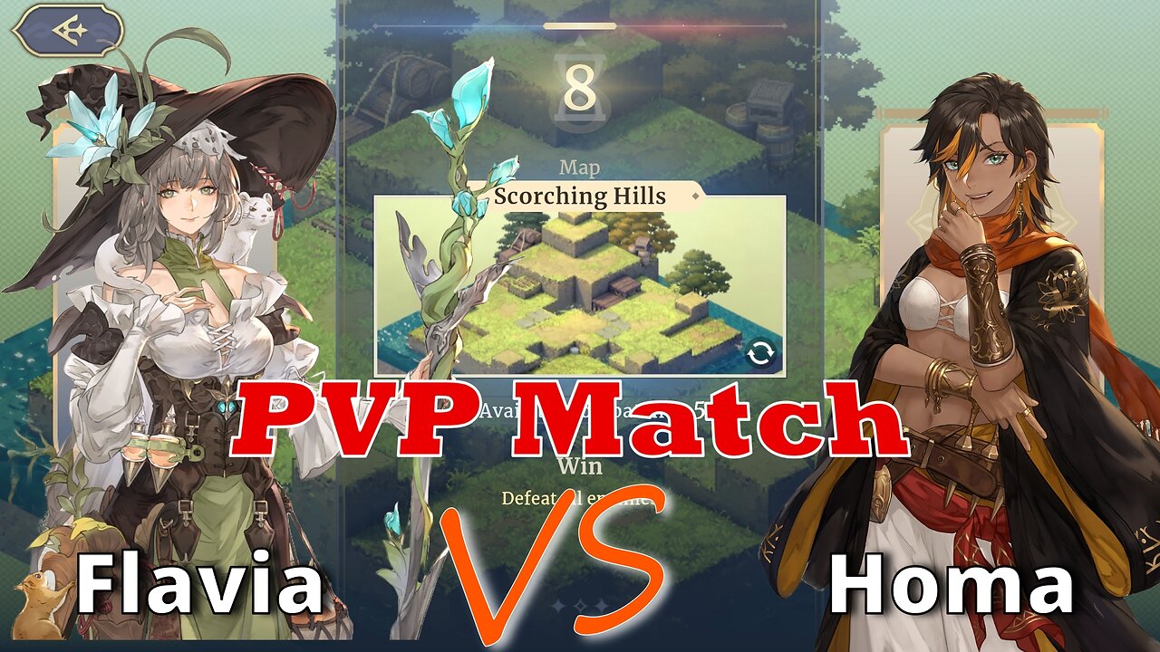Flavia Vs Homa | Sword of Convallaria
