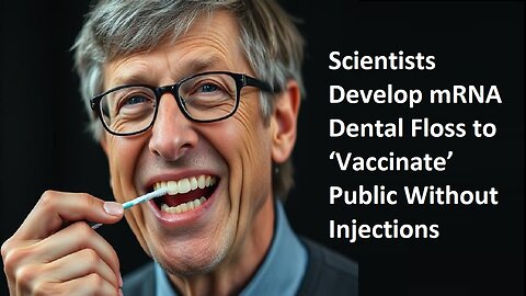 Scientists Develop 'mRNA' Dental Floss to ‘Vaccinate’ Public Without Injections