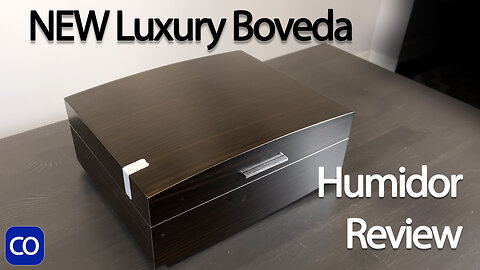 NEW Boveda Luxury Desktop Humidor Review 