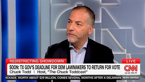 Chuck Todd CALLS OUT Dems For Fleeing To Illinois Over Texas Redistricting