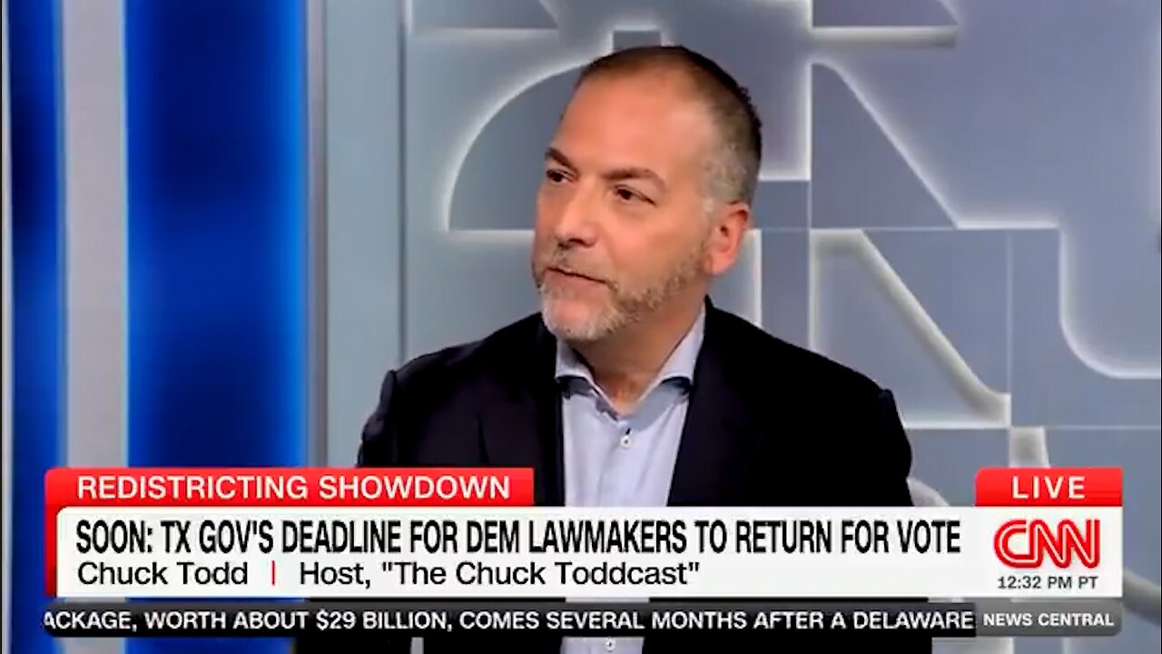 Chuck Todd CALLS OUT Dems For Fleeing To Illinois Over Texas Redistricting