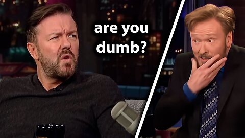 Ricky Gervais Silences Rude Interviewers with Savage Comebacks