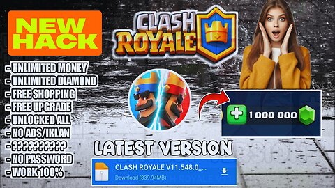 How to download Clash Royale MOD MENU 2025 | Clash Royale Hack🔥 Unlimited coins and gems