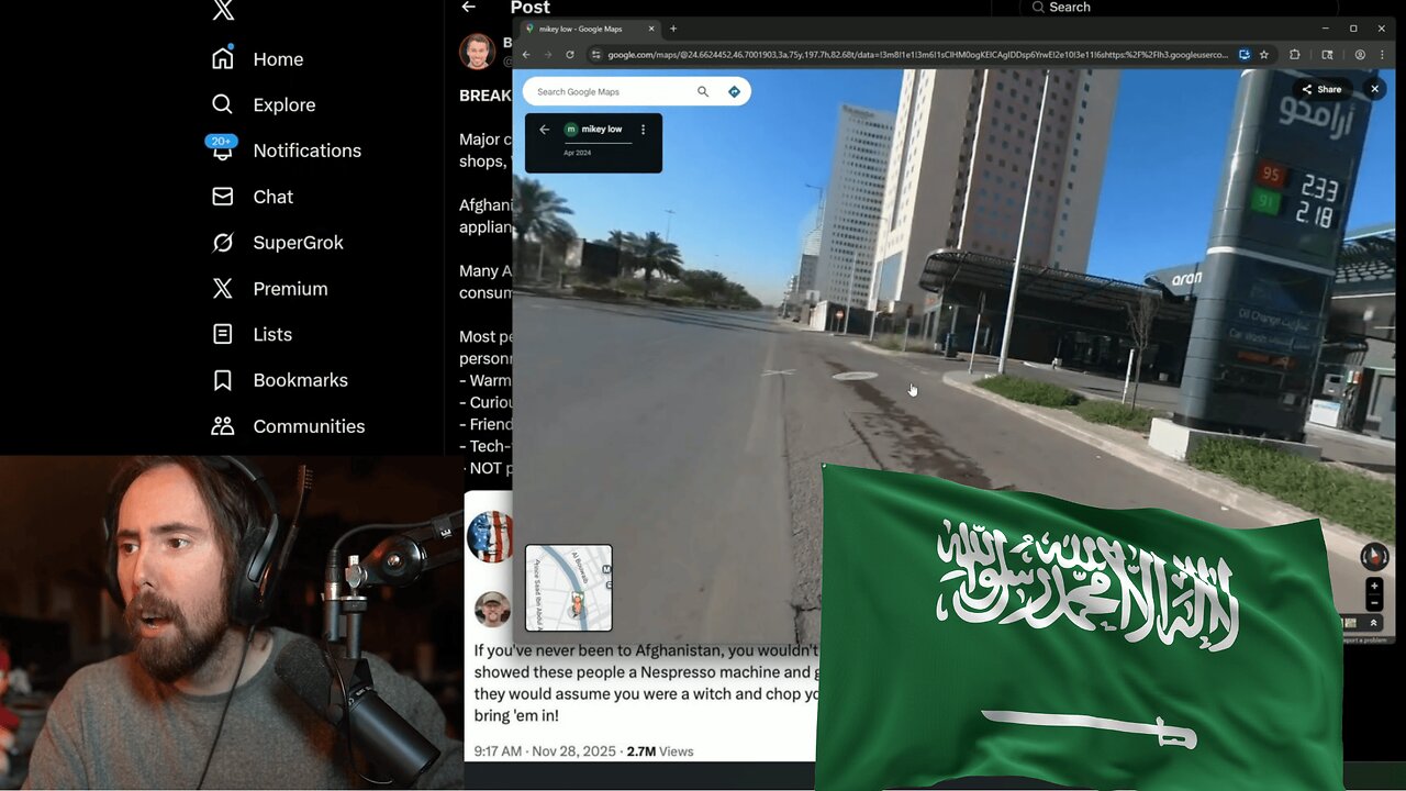 Asmongold Can’t Believe How Clean Saudi Arabia Really Is