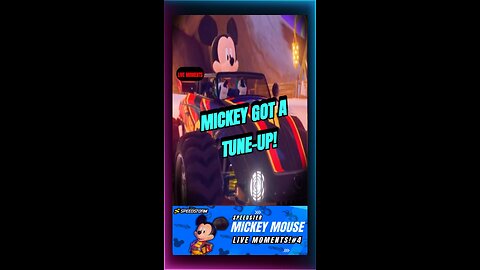 MICKEY MOUSE GOT A TUNE-UP! - New Hot Rod! - Disney Speedstorm Live Moments #4 #shorts #disney
