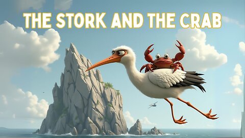 The Stork and The Crab | Moral Story for Kids | Animated Short Story in English