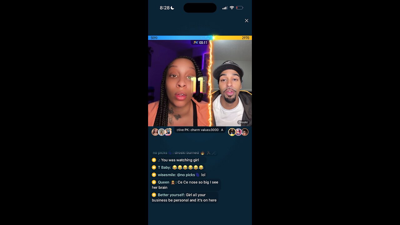 TRAP CECE AND DROSKI GO AT IT ROASTING BIGO LIVE