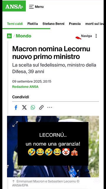 la notizia del giorno