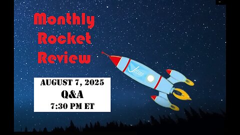 August Promo for the Rocket Review Q&A