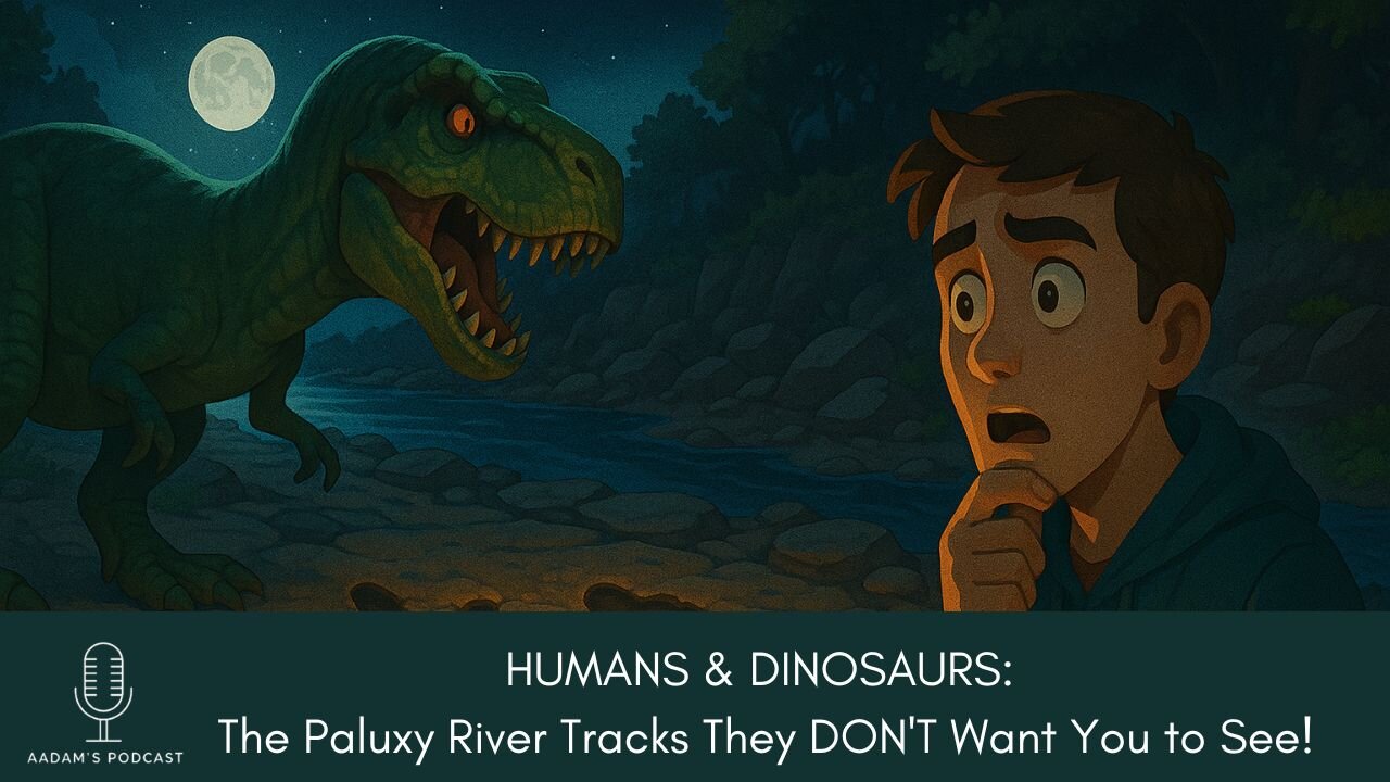 HUMANS & DINOSAURS: The Paluxy River Tracks They DON'T Want You to See | Podcast-194