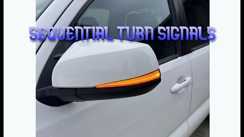 Toyota Tacoma Sequential turn signals