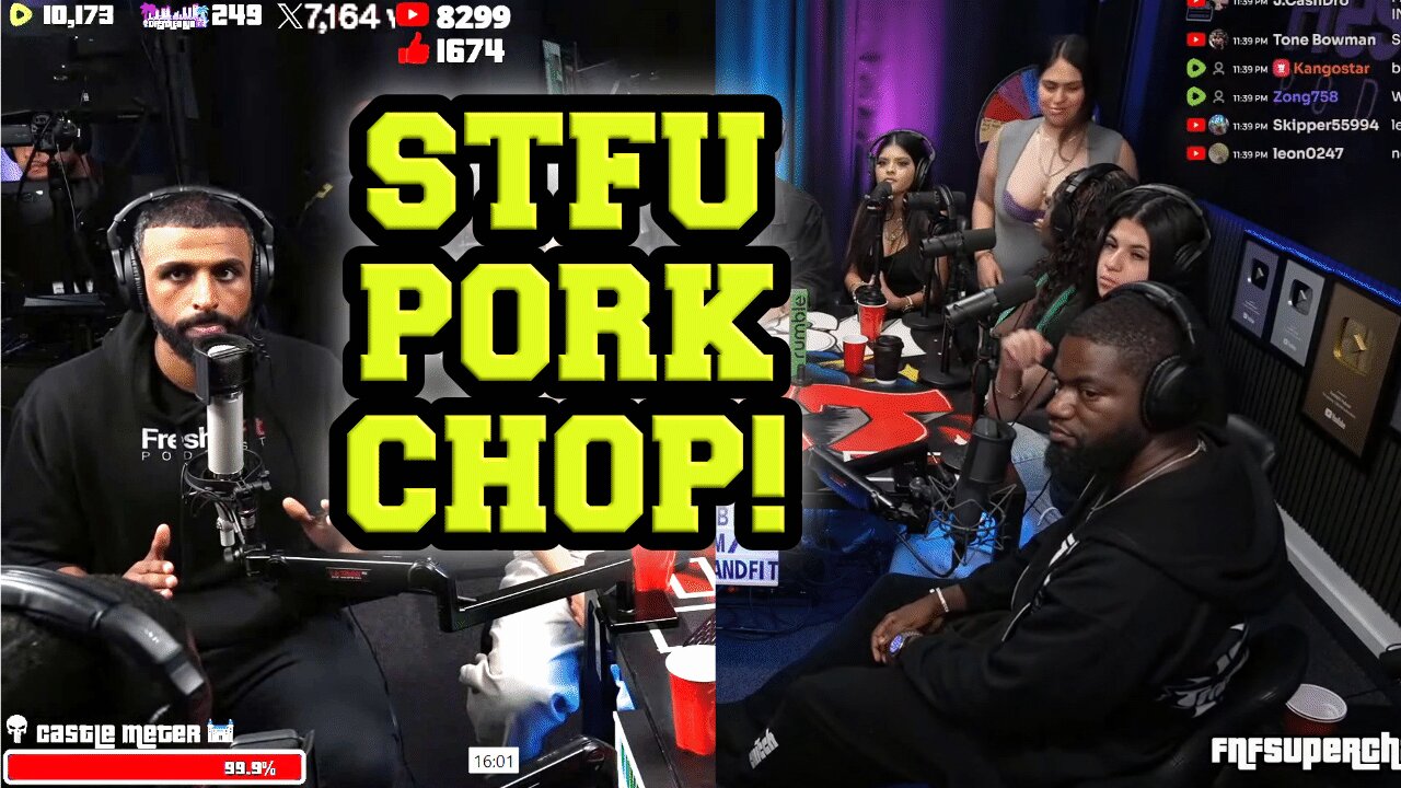 Pork Chop Couldn't STFU & Was Hungry That She Ate Her Way To Frank Castle! Fresh & Fit 4/23/25