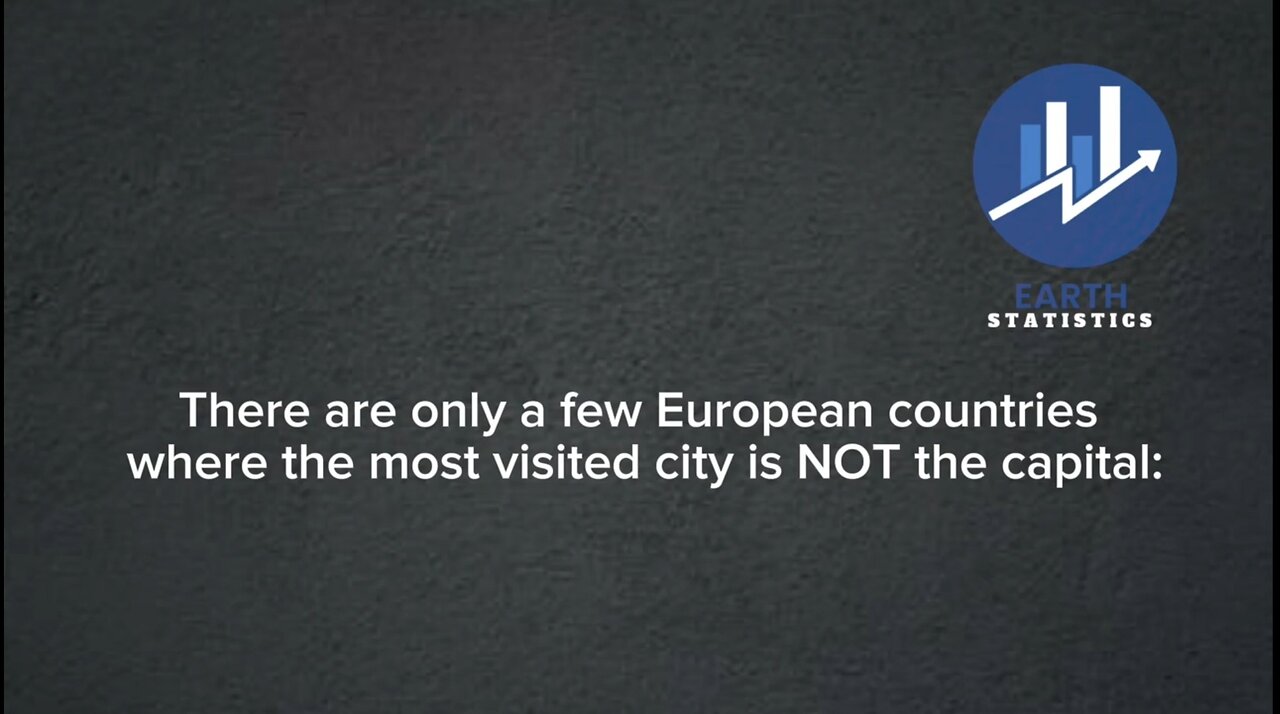 There are only a few European countries where the most visited city is NOT the capital