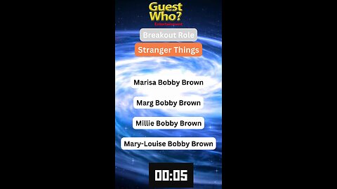 Guest This Actress #264 Like A Quick Quiz? | Stranger Things
