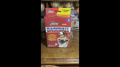 2025 #toppsheritage Hanger #packopenning #baseballcards #topps #heritage