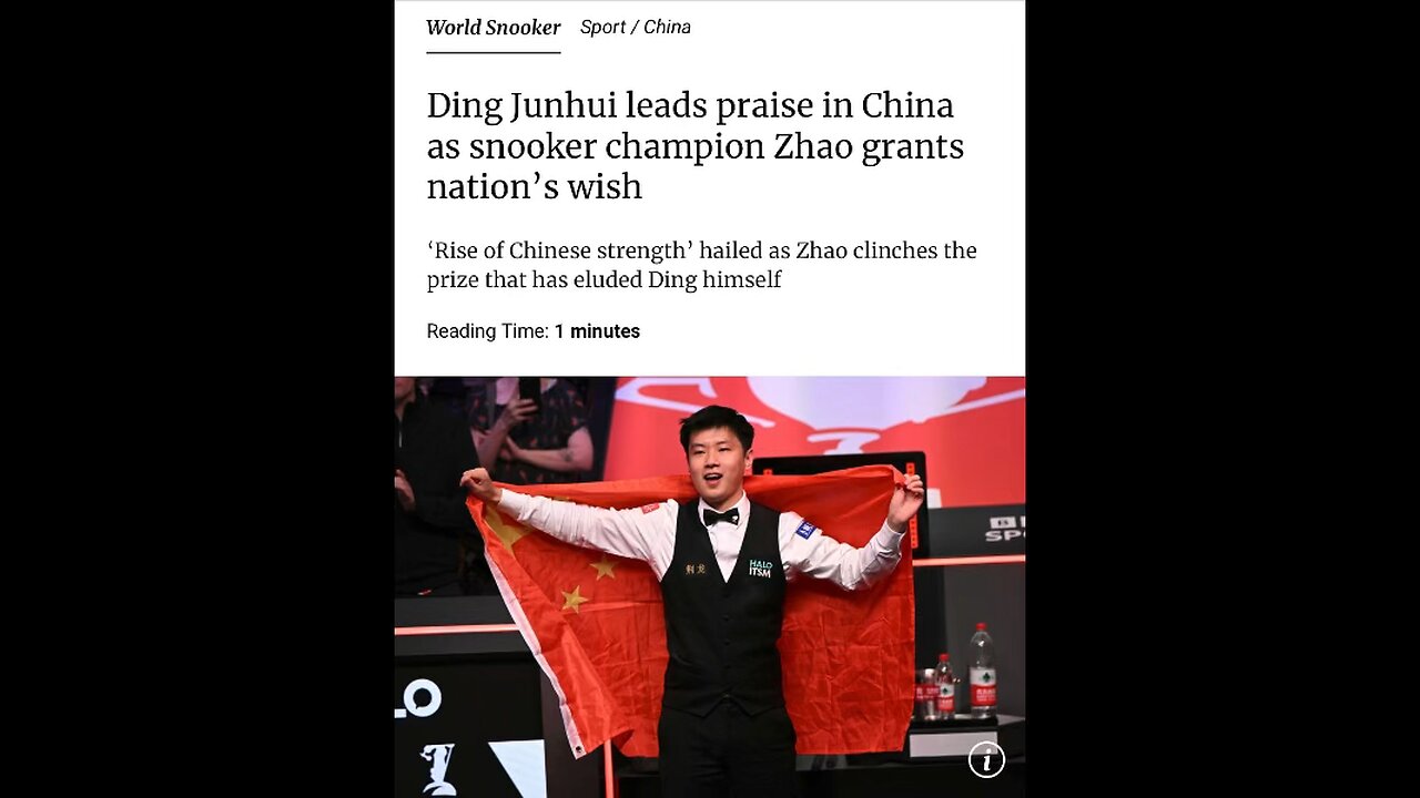 Chinese snooker trailblazer Ding Junhui has led the tributes at home